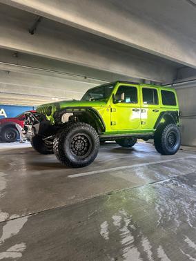 Green 2018 Jeep Wrangler Unlimited Sport