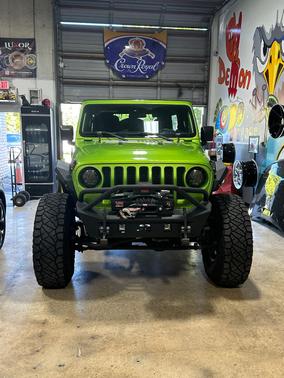 Green 2018 Jeep Wrangler Unlimited Sport