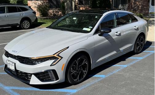 Gray 2025 Kia K5 GT-Line AWD