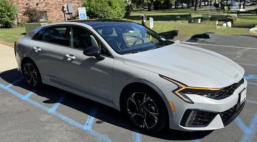 Gray 2025 Kia K5 GT-Line AWD