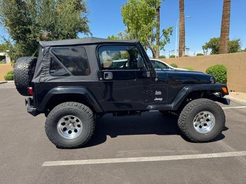 Black 2003 Jeep Wrangler Sahara