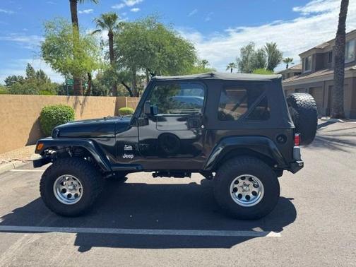 Black 2003 Jeep Wrangler Sahara