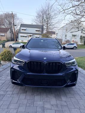 Blue 2021 BMW X5 M Base