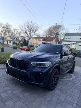 Blue 2021 BMW X5 M Base