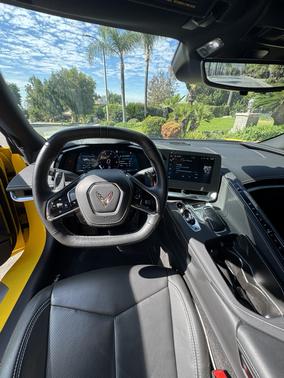 Yellow 2025 Chevrolet Corvette Stingray w/1LT
