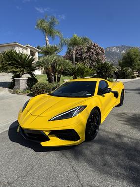 Yellow 2025 Chevrolet Corvette Stingray w/1LT