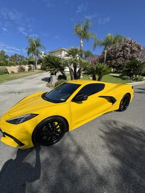 Yellow 2025 Chevrolet Corvette Stingray w/1LT