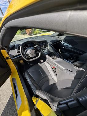 Yellow 2025 Chevrolet Corvette Stingray w/1LT