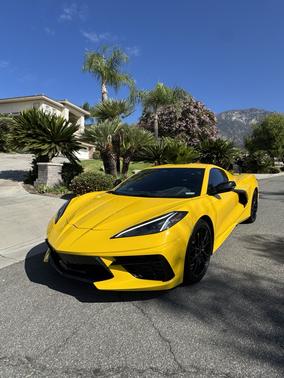 Yellow 2025 Chevrolet Corvette Stingray w/1LT