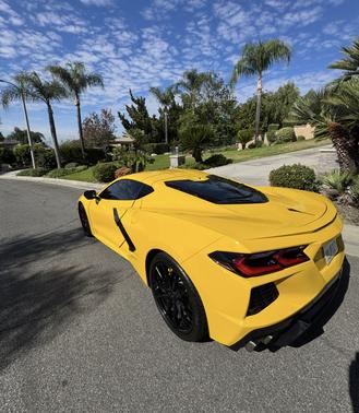 Yellow 2025 Chevrolet Corvette Stingray w/1LT