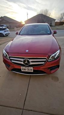 Red 2017 Mercedes-Benz E-Class E 300 4MATIC
