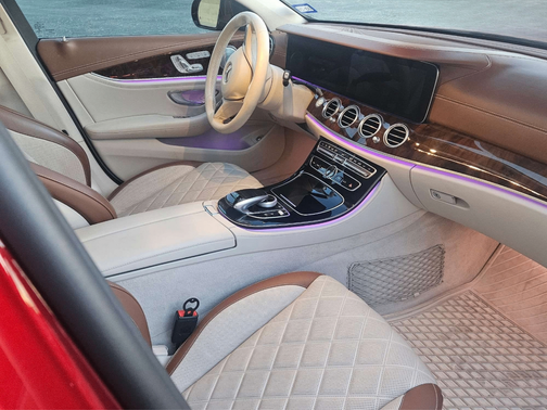Red 2017 Mercedes-Benz E-Class E 300 4MATIC