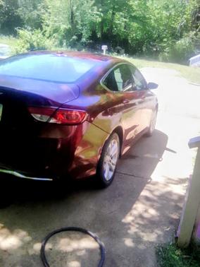 Red 2015 Chrysler 200 Limited