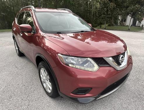Red 2016 Nissan Rogue SV