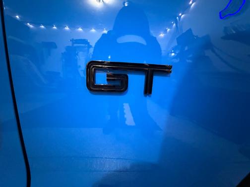 Blue 2010 Ford Mustang GT Premium