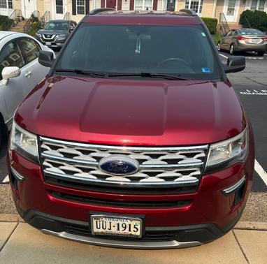 Red 2019 Ford Explorer XLT