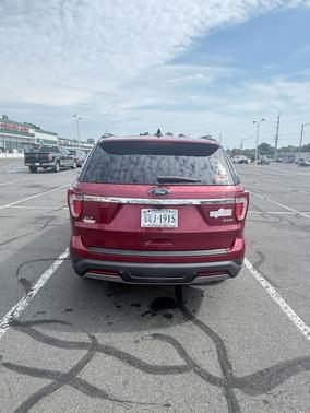 Red 2019 Ford Explorer XLT