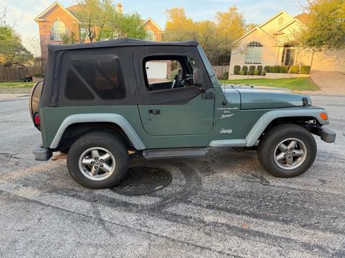 Green 1999 Jeep Wrangler Sport