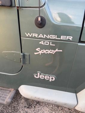 Green 1999 Jeep Wrangler Sport