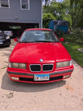 Red 1997 BMW 328 i