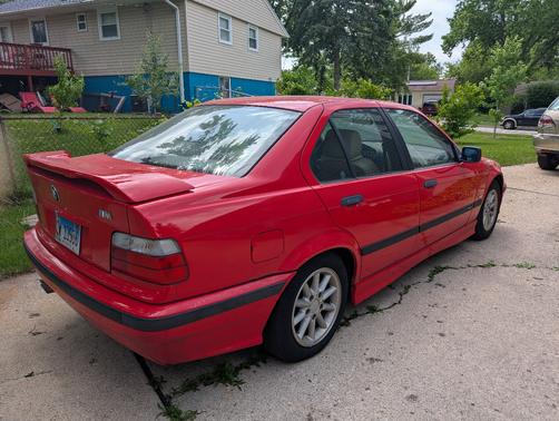 Red 1997 BMW 328 i