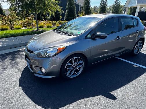 Gray 2015 Kia Forte SX