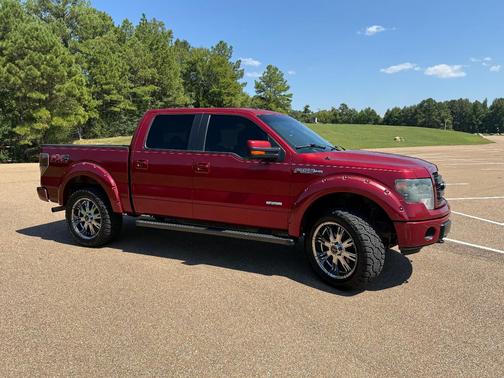 Red 2013 Ford F-150 FX4