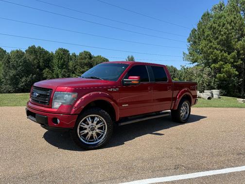 Red 2013 Ford F-150 FX4