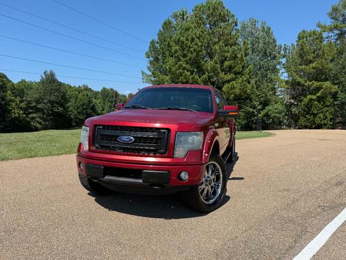 Red 2013 Ford F-150 FX4