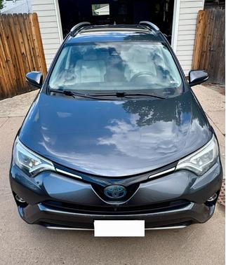 Gray 2016 Toyota RAV4 Hybrid Limited