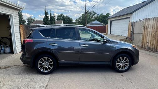Gray 2016 Toyota RAV4 Hybrid Limited