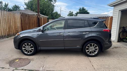 Gray 2016 Toyota RAV4 Hybrid Limited
