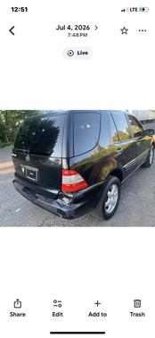Black 2003 Mercedes-Benz M-Class ML500 4MATIC