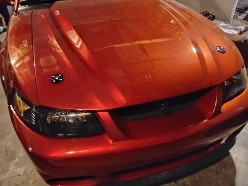 Red 2003 Ford Mustang SVT Cobra