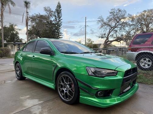 Green 2012 Mitsubishi Lancer Evolution MR
