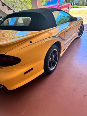 Yellow 2002 Pontiac Firebird Trans Am
