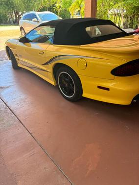 Yellow 2002 Pontiac Firebird Trans Am