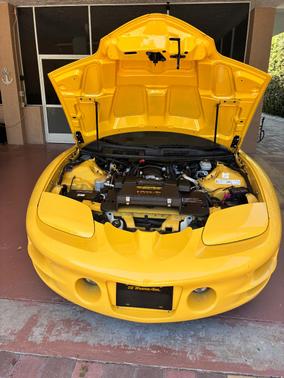 Yellow 2002 Pontiac Firebird Trans Am