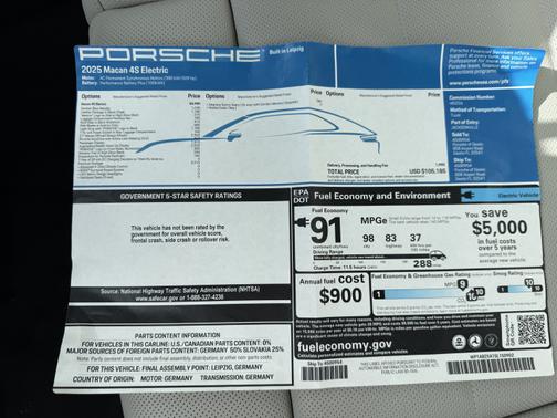 2025 Porsche Macan Macan Electric 4S