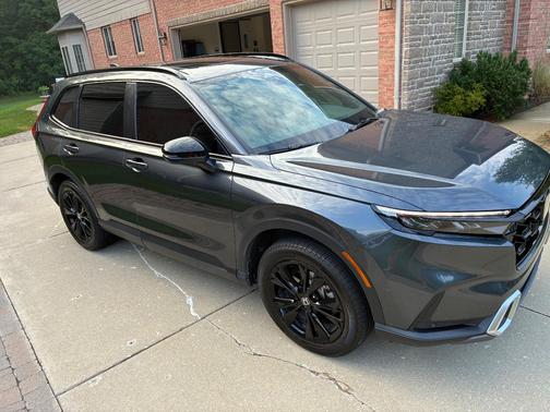 Gray 2026 Honda CR-V Hybrid Sport Touring AWD