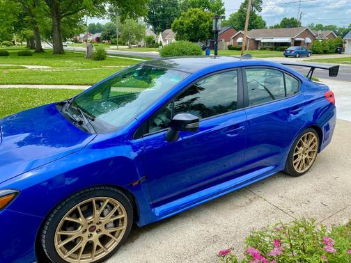 Blue 2018 Subaru WRX STI Base