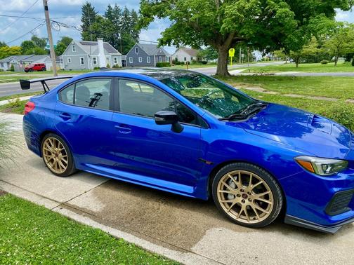 Blue 2018 Subaru WRX STI Base