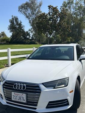 White 2017 Audi A4 2.0T Premium