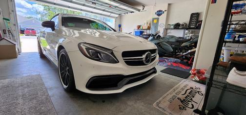 White 2018 Mercedes-Benz AMG C 63 S