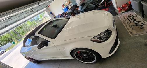 White 2018 Mercedes-Benz AMG C 63 S