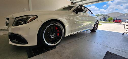 White 2018 Mercedes-Benz AMG C 63 S