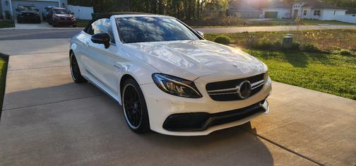 White 2018 Mercedes-Benz AMG C 63 S