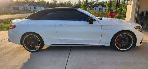White 2018 Mercedes-Benz AMG C 63 S