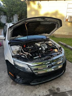 White 2012 Ford Fusion Hybrid Base
