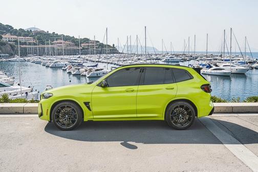 Yellow 2024 BMW X3 M AWD